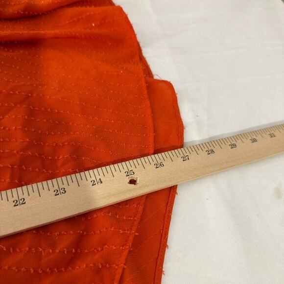 Michael Kors Orange V-Neck Blouse 0X Sleeveless Textured Lightweight Career - Picture 7 of 7
